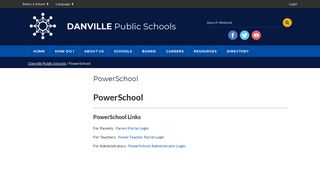 PowerSchool - Danville Public Schools