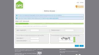 Online Access - Deposit Protection Service - DPS