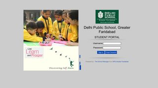 Delhi Public School, Greater Faridabad - Parent login