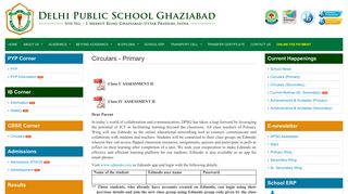 Circulars - Primary - DPS Ghaziabad