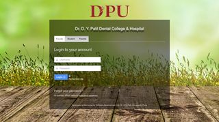 DPU Dental Login Form