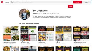 Dr. Josh Axe (draxe) on Pinterest