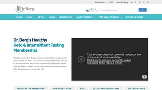 Dr. Berg's Healthy Keto & Intermittent Fasting Membership