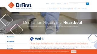 Patient Medication History for Hospitals | MedHx - DrFirst