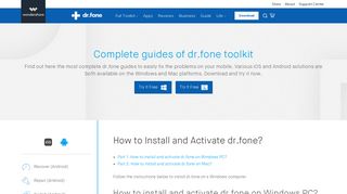 [OFFICIAL]How to Install and Activate dr.fone? - dr.fone How-to Guide