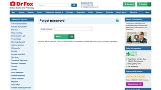 Dr Fox - password reset
