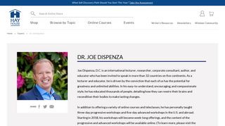 Dr. Joe Dispenza | Author Biography - Hay House