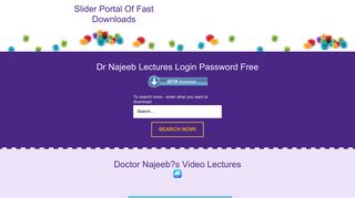 Dr Najeeb Lectures Login Password Free - Slider Portal Of Fast ...
