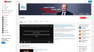 Dr. Phil - YouTube