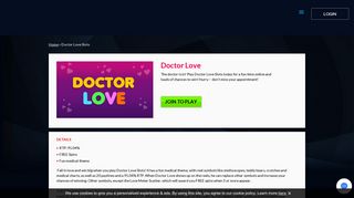 Doctor Love Slots | up to 20 FREE spins & more - Wicked Jackpots