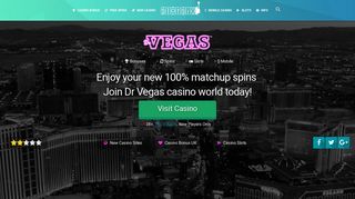 Dr Vegas Casino - Get your casino bonus spins here! - Slotsia