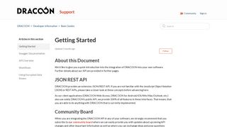 Getting Started – DRACOON