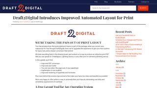 Draft2Digital Introduces Improved Automated Layout for Print ...