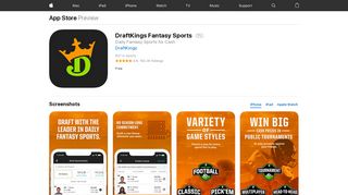 DraftKings Fantasy Sports on the App Store - iTunes - Apple