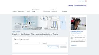 Log in to the Dräger Planners and Architects Portal - Draeger