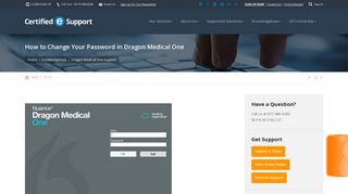 How to Change Your Password in Dragon Medical One