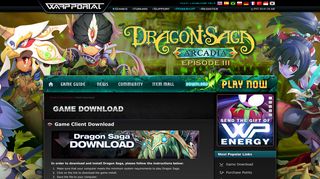 Game Download - Dragon Saga