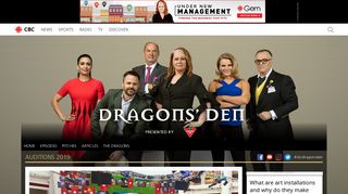 Auditions 2019 - Dragons' Den - CBC.ca
