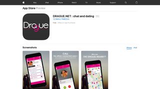 DRAGUE.NET : chat and dating on the App Store - iTunes - Apple