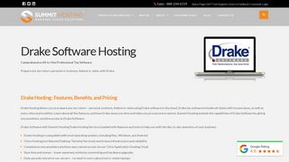 Secure Drake Software Cloud Hosting | Summit Hosting