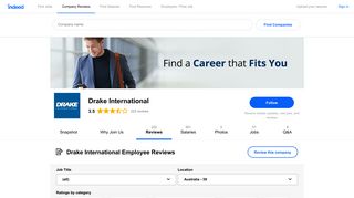 Working at Drake International: Employee Reviews | Indeed.com