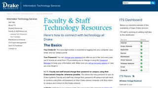 Faculty & Staff Resources - Drake University