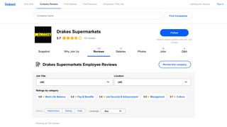 Working at Drakes Supermarkets: Employee Reviews about Pay ...