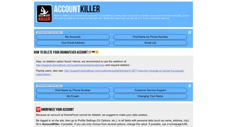 Delete your DramaFever account | accountkiller.com