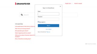 Difficulty logging in with Facebook - DramaFever