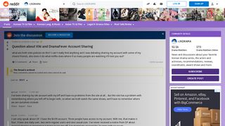 Question about Viki and DramaFever Account Sharing : KDRAMA - Reddit