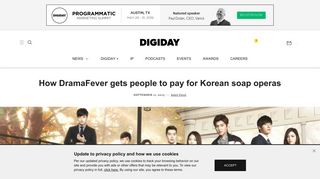 How DramaFever gets people to pay for Korean soap operas - Digiday
