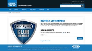 Draper Tools | Log Into Account