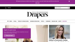 Drapers: Fashion retail industry news, trends and analysis