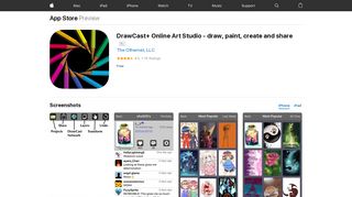 DrawCast+ Online Art Studio - draw, paint, create and share on the ...