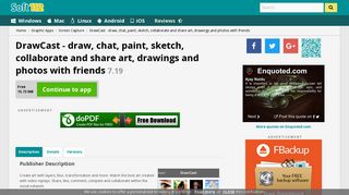 DrawCast - draw, chat, paint, sketch, Free Download