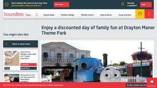 Drayton Manor Discount Code | Boundless by CSMA