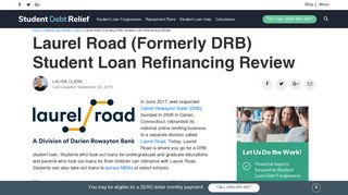 Laurel Road (Formerly DRB) Student Loan Refinancing Review