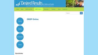 DRDP Online | Desired Results for Children and Families