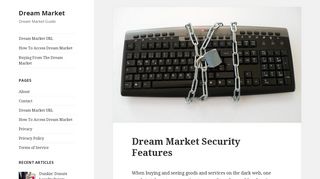 Dream Market Security Features | Dream Market
