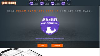 Sportsdeck.com | Dream Team - EPL | Fantasy EPL English Premier ...