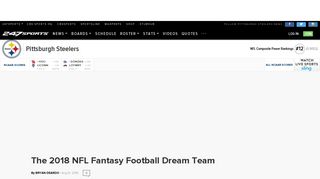 The 2018 NFL Fantasy Football Dream Team - 247Sports