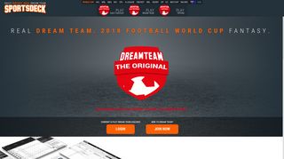 Sportsdeck.com | Dream Team - 2018 Football World Cup | Fantasy ...