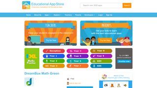 DreamBox Math Green Review | Educational App Store
