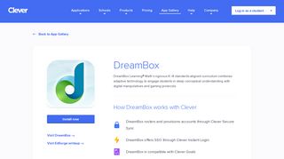 DreamBox - Clever application gallery | Clever