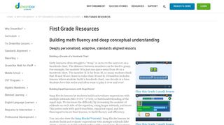 First Grade Math Resources - DreamBox Learning