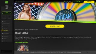Dream Catcher Live Game – Play Live Casino Games at 888casino™