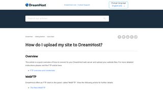 How do I upload my site to DreamHost? – DreamHost