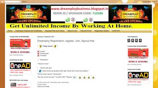 Dreamploy Business: Dreamploy Registration, register, Join, Signup free