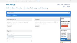 Sign In | Hellenic Open University - Information Technology and ...