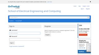 Sign In | School of Electrical Engineering and Computing | Academic ...